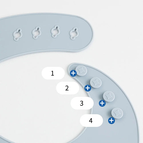 Bavoir récupérateur en silicone